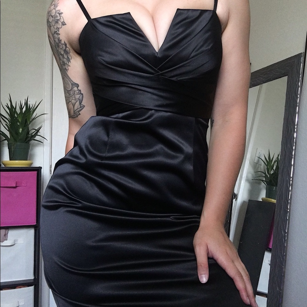 Sexy black dress